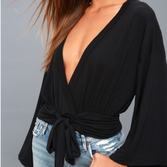 ✨HP Free People Wrap Top✨ - Picture 1 of 4